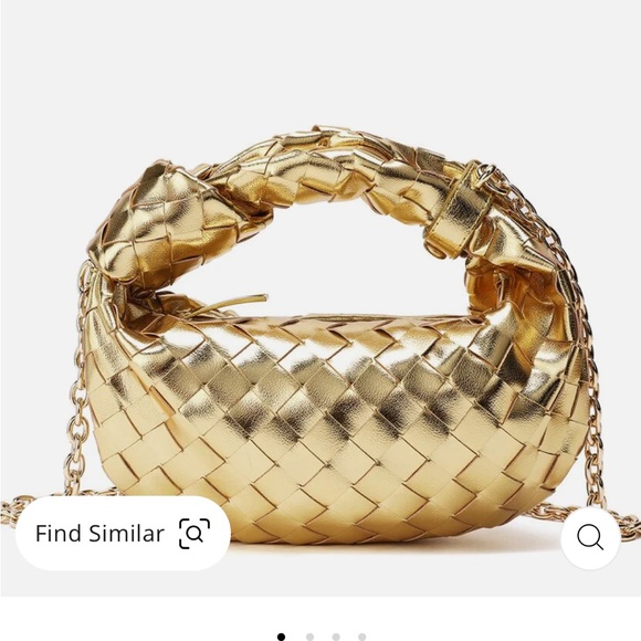 Tiffany & Fred gold woven bag - Picture 8 of 9